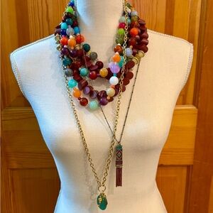 Plunder Statement Necklace necklace bundle of 4 nwot